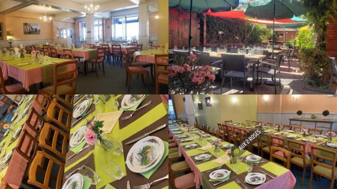 Hotel Restaurant Aux Deux Roses เนิฟ-บริซาค ภายนอก รูปภาพ